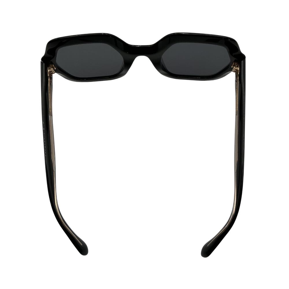 Isabel Marant Sleek Black Hexagon-Frame Acetate Sunglasses - Picture 8 of 9